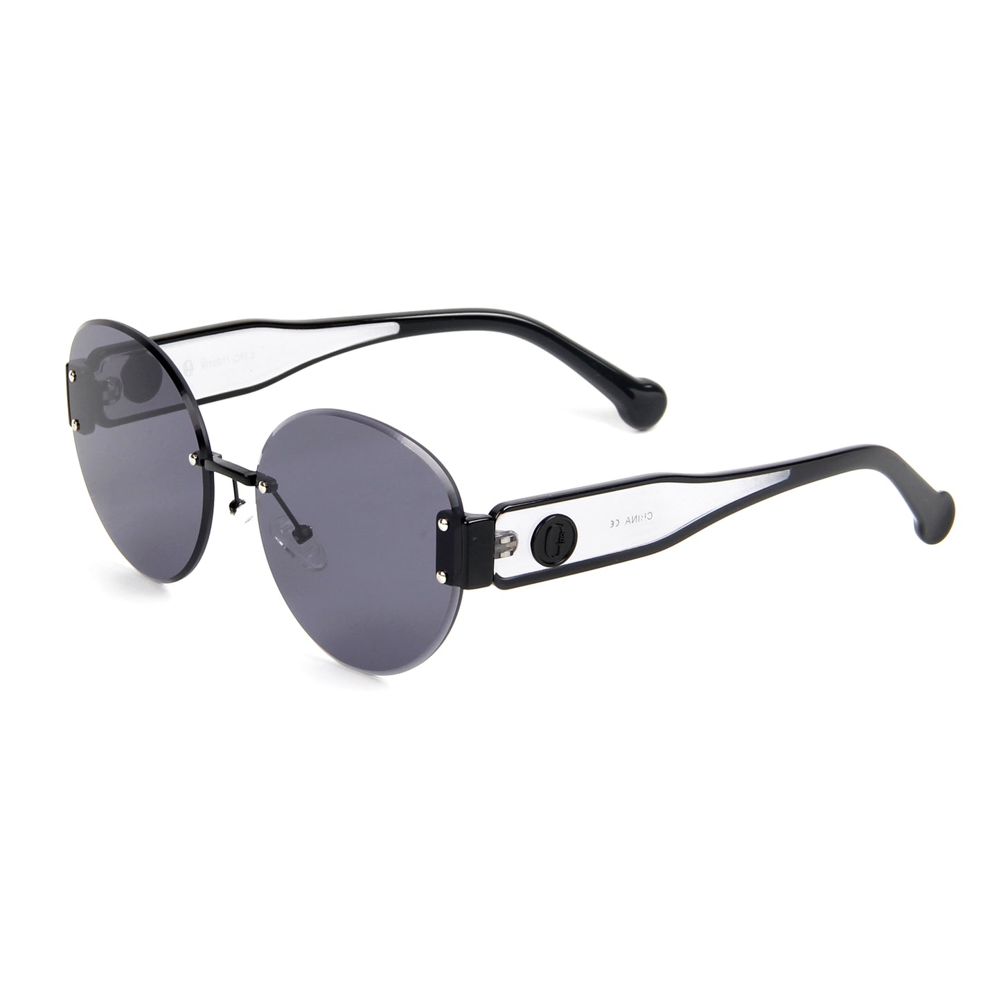 Vi18011 Retro Oval Sunglasses for Women and Men Fashion Small Oval Sun Glasses 90s Vintage Shades