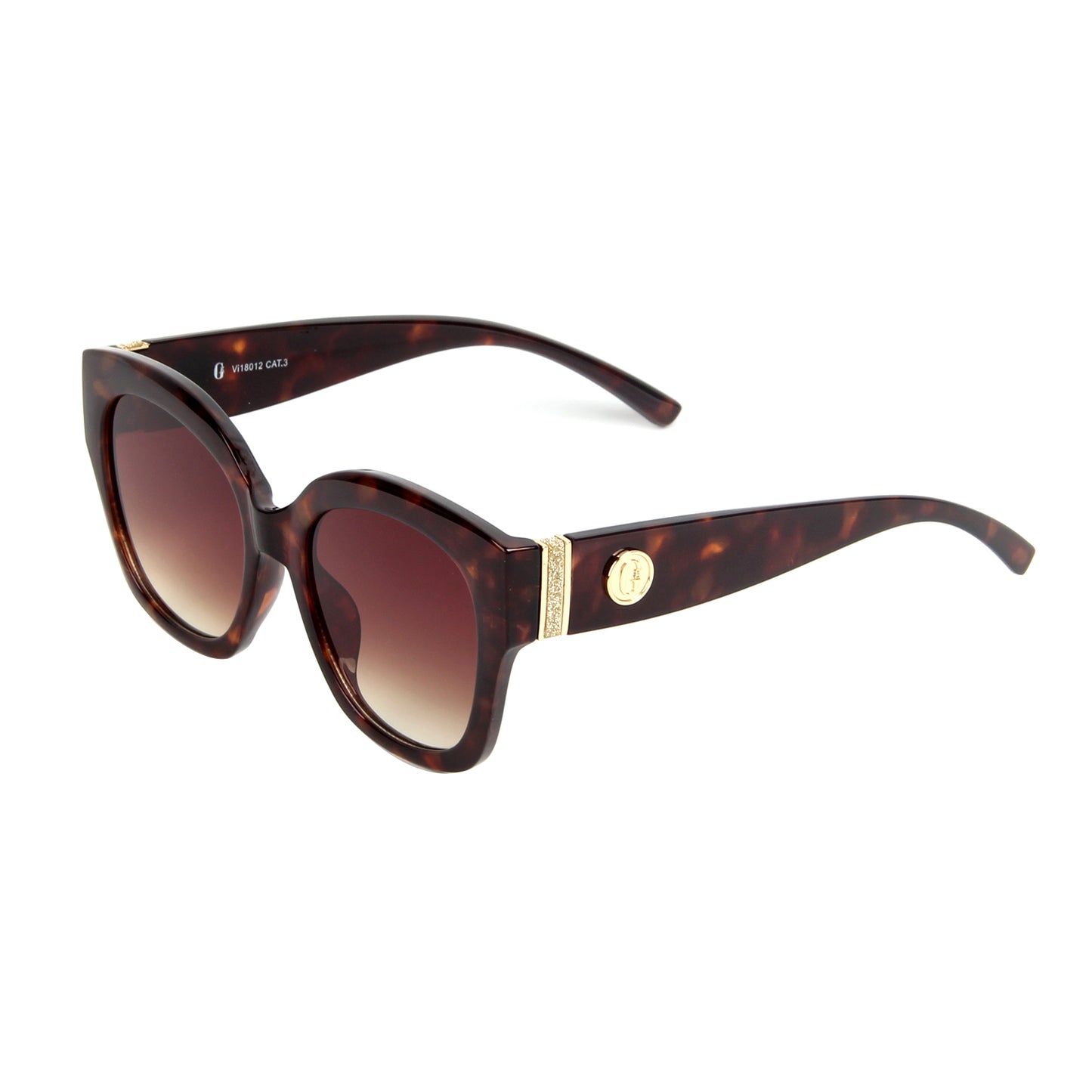 Vi18012 Trendy ;Square Sunglasses Womens,Retro Oversized Women Thick Sun Glasses
