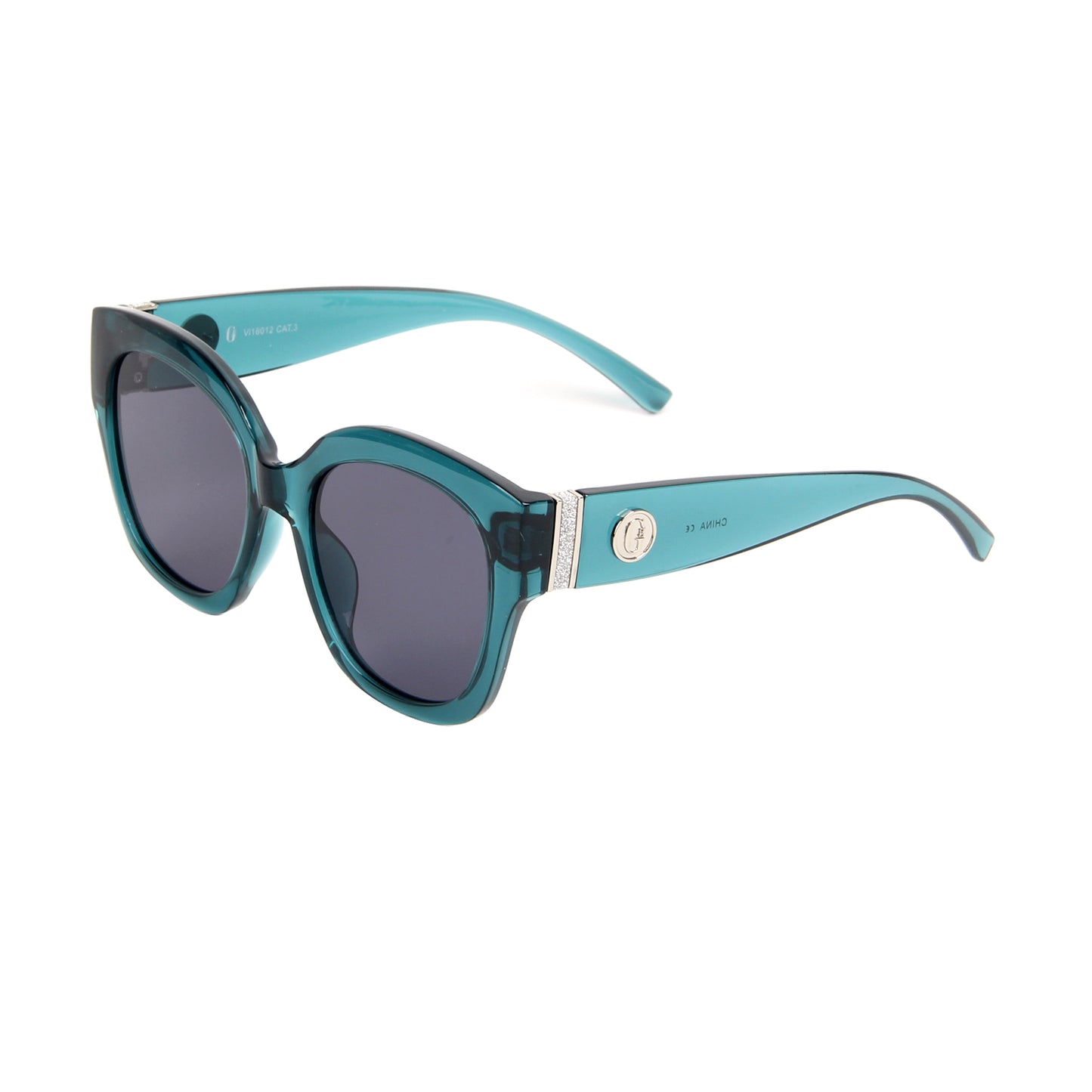 Vi18012 Trendy ;Square Sunglasses Womens,Retro Oversized Women Thick Sun Glasses