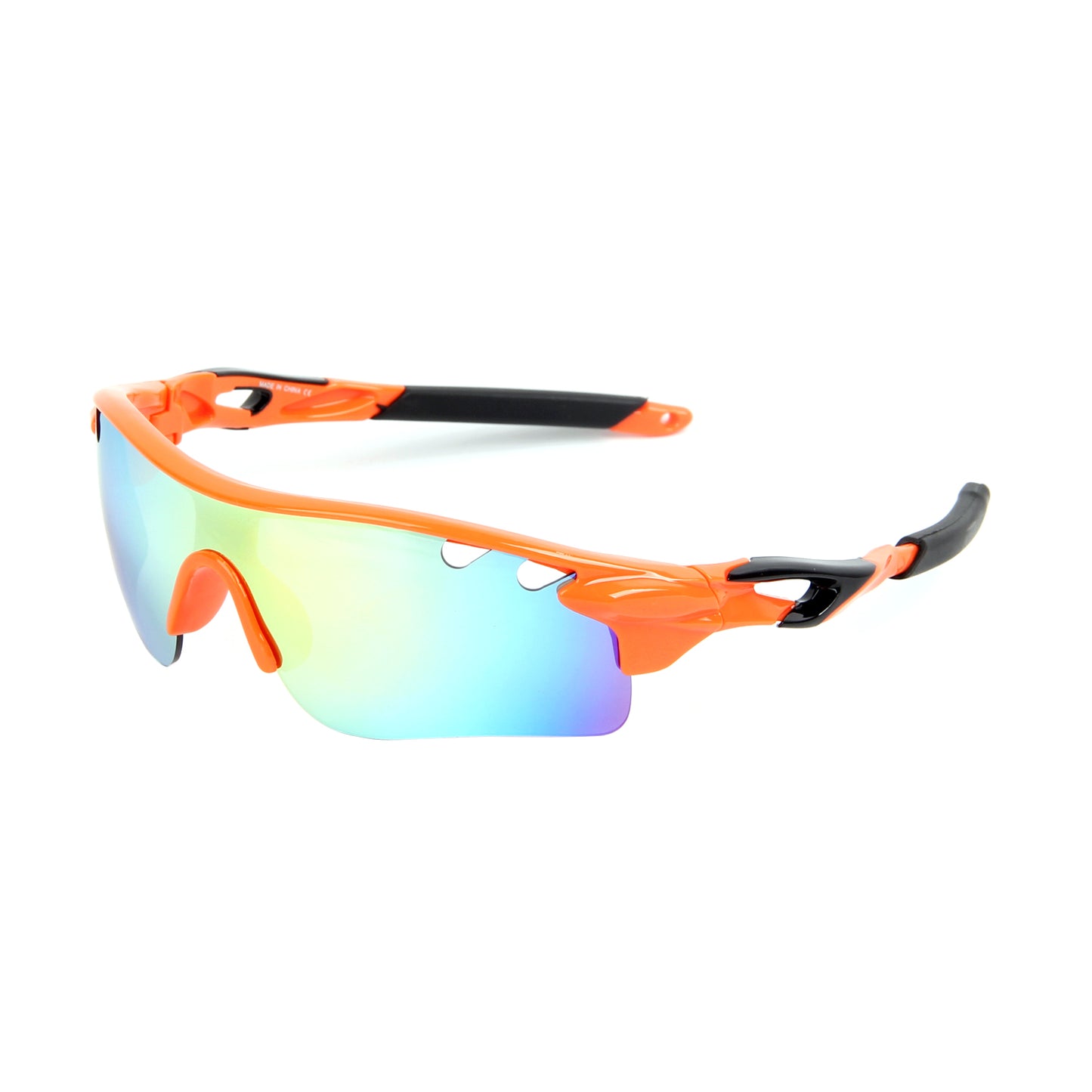 Vi18019 Sports Sunglasses for Men - UV Protection Lightweight Half Frame Sun Glasses for Running Fishing Golf