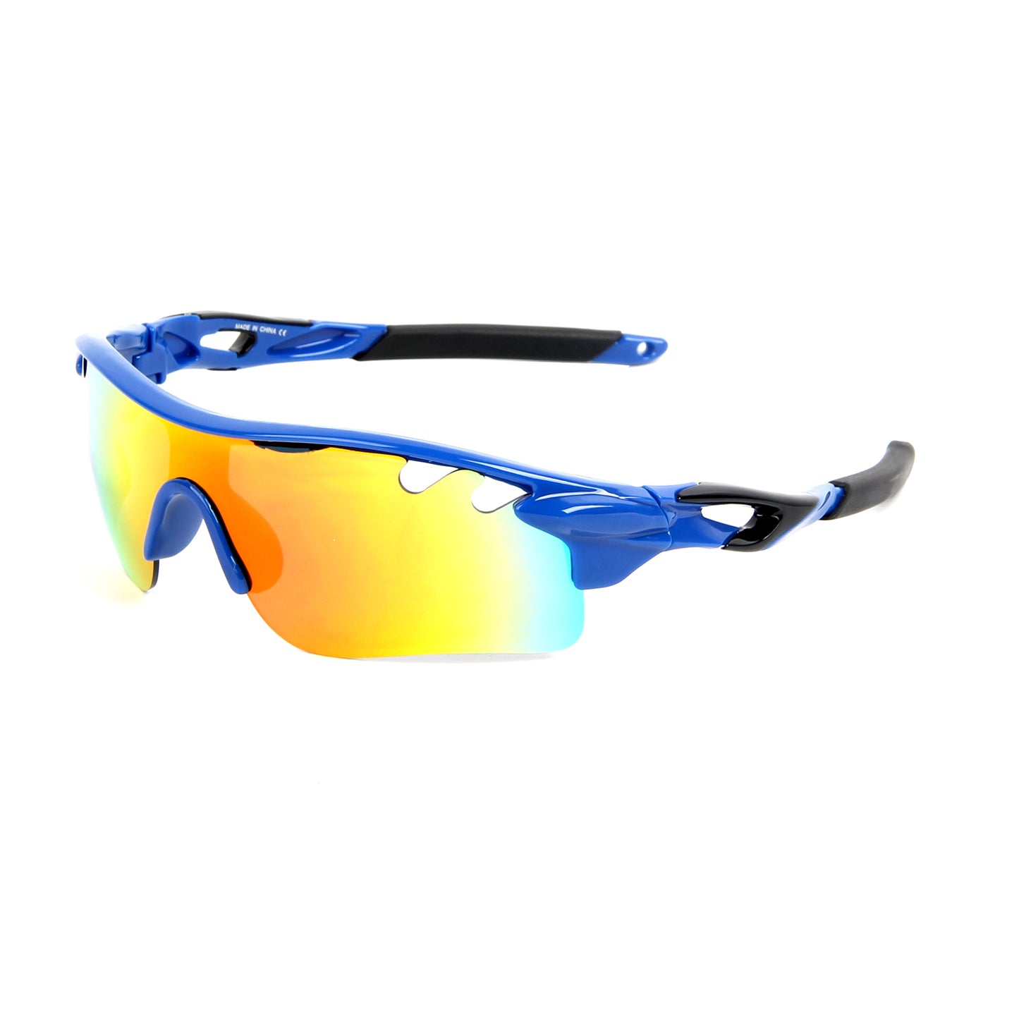 Vi18019 Sports Sunglasses for Men - UV Protection Lightweight Half Frame Sun Glasses for Running Fishing Golf