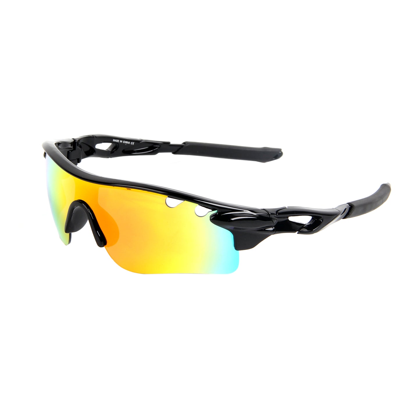 Vi18019 Sports Sunglasses for Men - UV Protection Lightweight Half Frame Sun Glasses for Running Fishing Golf