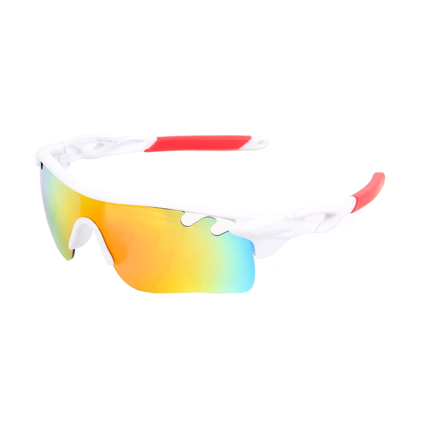 Vi18019 Sports Sunglasses for Men - UV Protection Lightweight Half Frame Sun Glasses for Running Fishing Golf