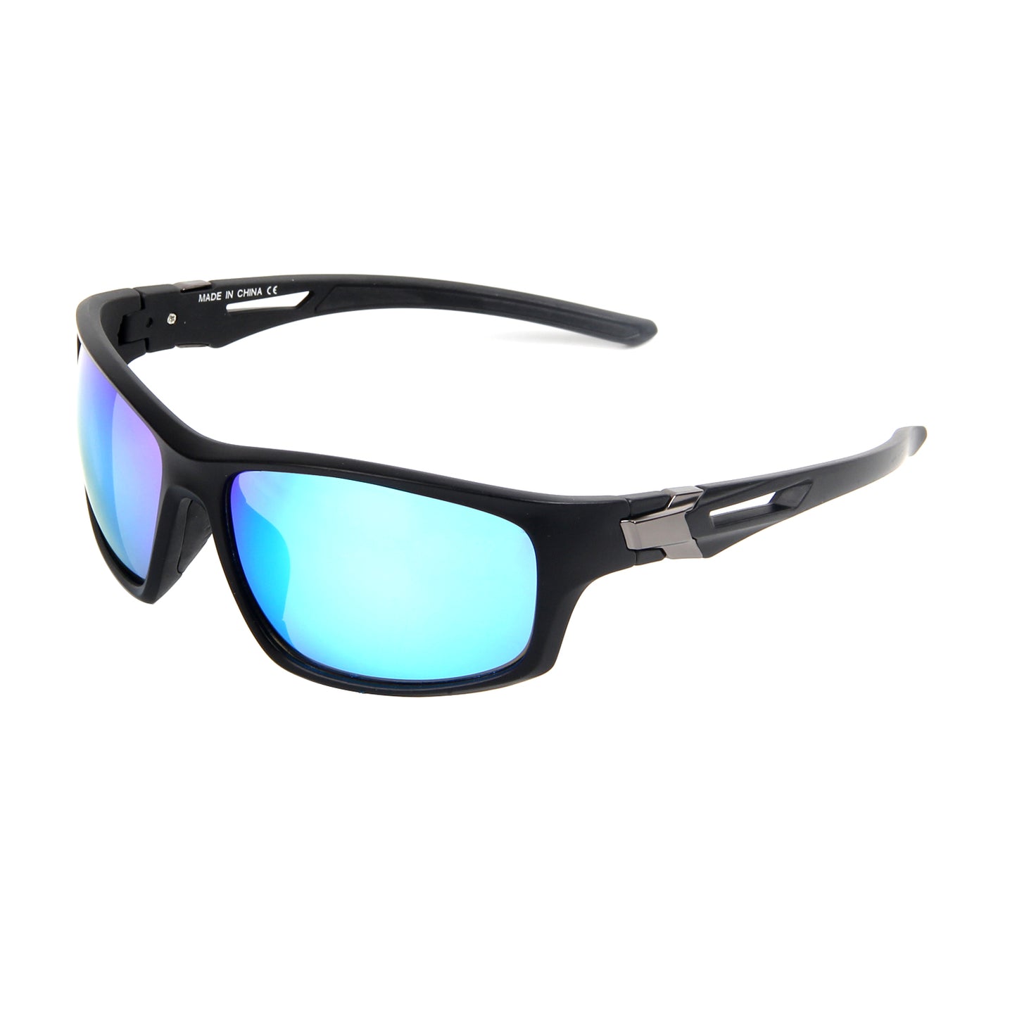 Vi18027 Polarized Sports Sunglasses for Men - UV Protection Lightweight Half Frame Sun Glasses for Running Fishing Golf